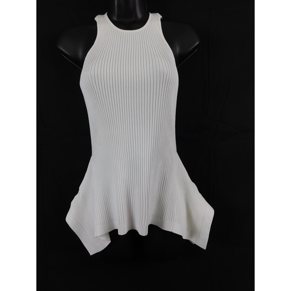 Cinq a sept Ellen Sleeveless Knit Peplum Top MED - Picture 9 of 11